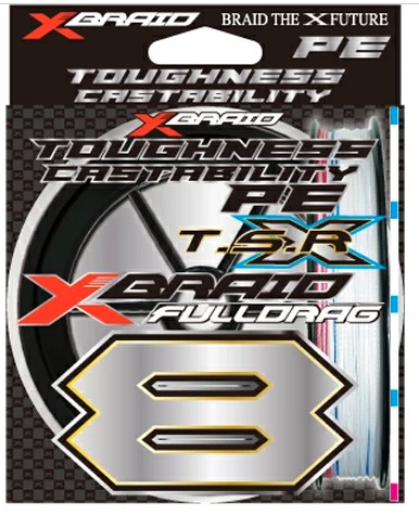 XBRAIDJAPAN PEライン FULLDRAG TSR X8 300m 3号 ホワイト{こちらはお取り寄せ製品です｝｜マキオズ店