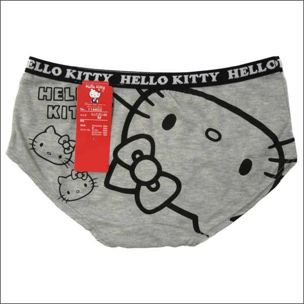 楽天市場 下着 レディース キティ ショーツ M 杢グレー K0359 メール便は送料無料 Sanrio サンリオ Hello Kitty ハローキティ 女性 婦人 インナー パンツ 単品 灰 4k2 Ra K Zai Ygw2 すまいるまこ