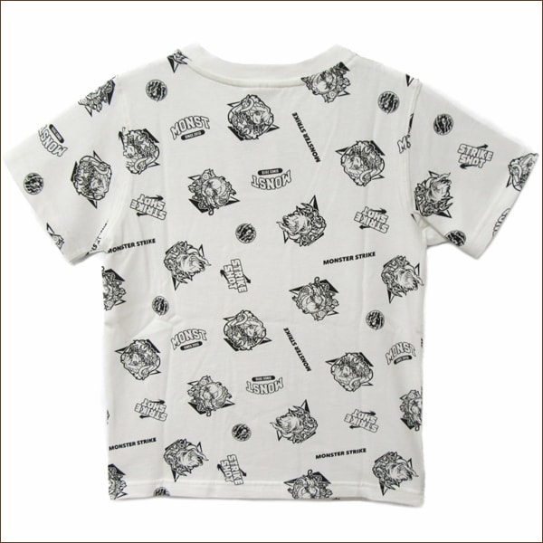 楽天市場 モンスターストライク 総柄 半袖 Tシャツ 130cm 140cm 150cm 047 05黒 047 06オフ 9723 モンスト メール便は送料無料 男の子 子供服 キッズ ジュニア 半袖tシャツ 半t カットソー トップス キャラクター 2k5 Ygw2 Zs210 すまいるまこ