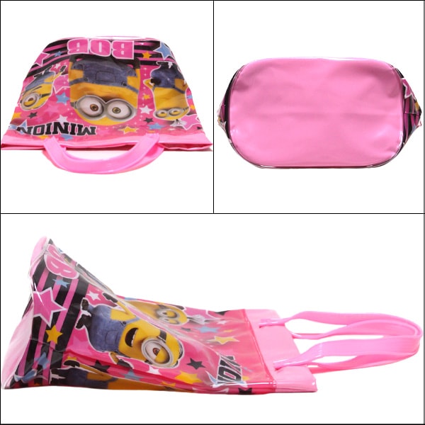 楽天市場 訳あり 女の子 キャラクター トート型 プールバッグ ミッキー ミニー 赤 スヌーピー 水 ミニオンズ 桃 B0245 子供 子供鞄 Disney ディズニー キャラ バッグ バック ジュニア キッズ プールバック ビーチバック ビニールバック 新学期準備 ピンク ブルー Zs715