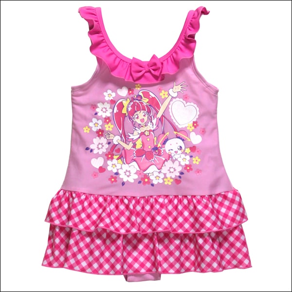 楽天市場 女の子 スタートゥインクルプリキュア 水デル ワンピース水着 110cm 1cm ピンク Bandai バンダイ 水着 女の子 キッズ ジュニア ブランド水着 キャラクター 桃 2k5 Zs525 すまいるまこ