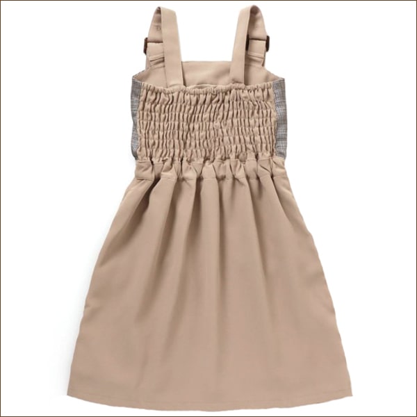 無料 パイピング ジャンパースカート Xs140cm S150cm M160cm Beベージュ Ckチェック G Algy アルジー 宅配便送料無料 子供服 女の子 ジャンスカ ワンピース ワンピ 北海道と沖縄県ご注文不可 Zx01 Yob25 Cmdb Md