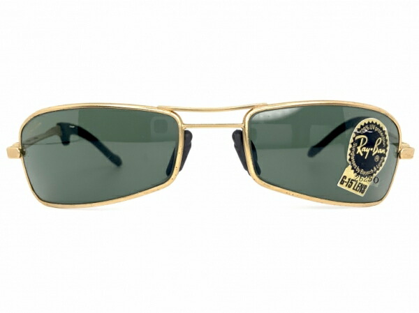 【美品】レイバン サングラス ティアドロップ ゴールド ブラウン Ray-Ban Ray-Ban レイバン ティアドロップサングラス・メガネ/62?14