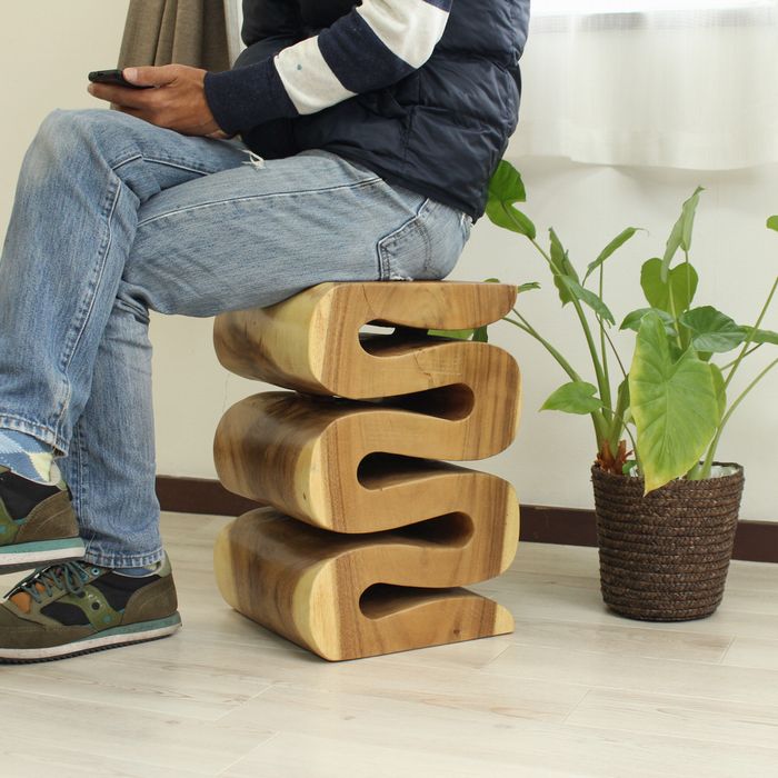 楽天市場】スツール 木製スツール おしゃれ イス チェア 無垢