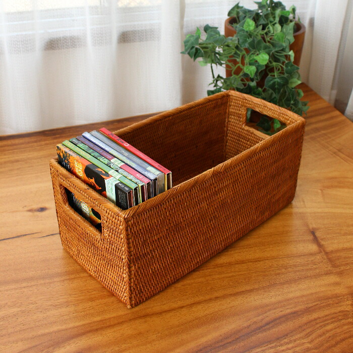 楽天市場】【送料無料！】バリ島アタ アタ蓋つきボックス 15*15cm