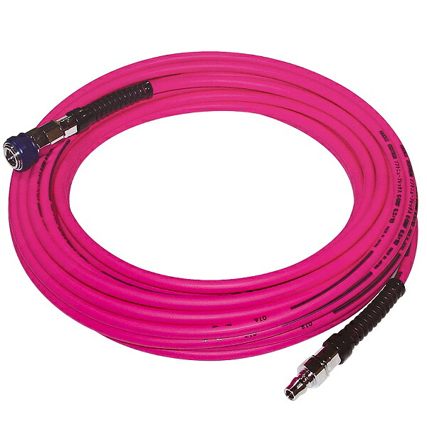 SoftNEW FLEX エアーホース ロック機能付6.5Φ20m エアーホース カプラー付ホース