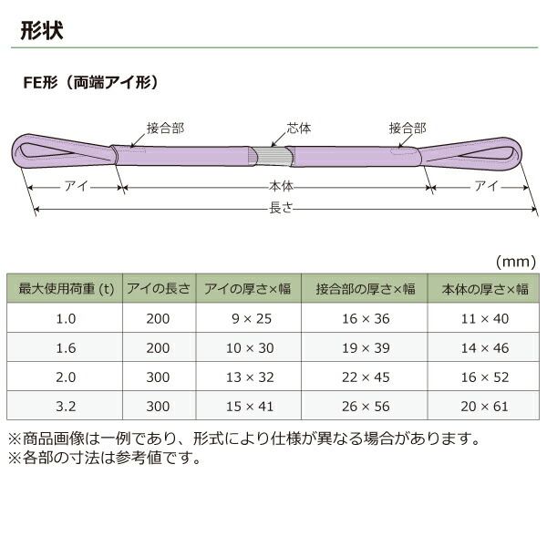 シライマルチスリングwg Fe 両端アイ形 1 6ton 幅46mm 長さ4m ラウンドスリング スリングベルト 玉掛けスリング Antiquecarnut Com
