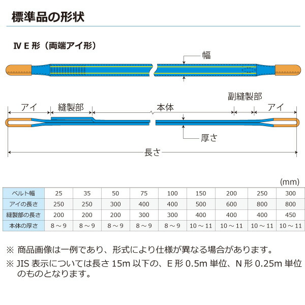 激安正規品 シグナルスリングHG SG4E 両端アイ形 2ton 幅50mm 長さ8m ベルトスリング スリングベルト 玉掛けスリング  gateware.com.br