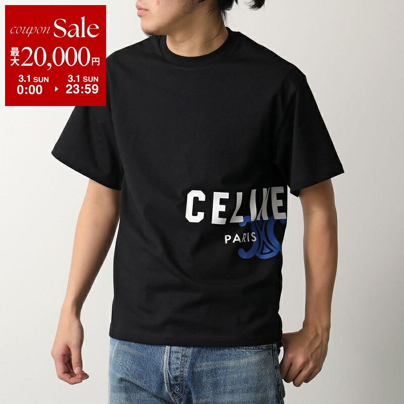 楽天市場】CELINE セリーヌ Logo Loose T-Shirts Tシャツ メンズ