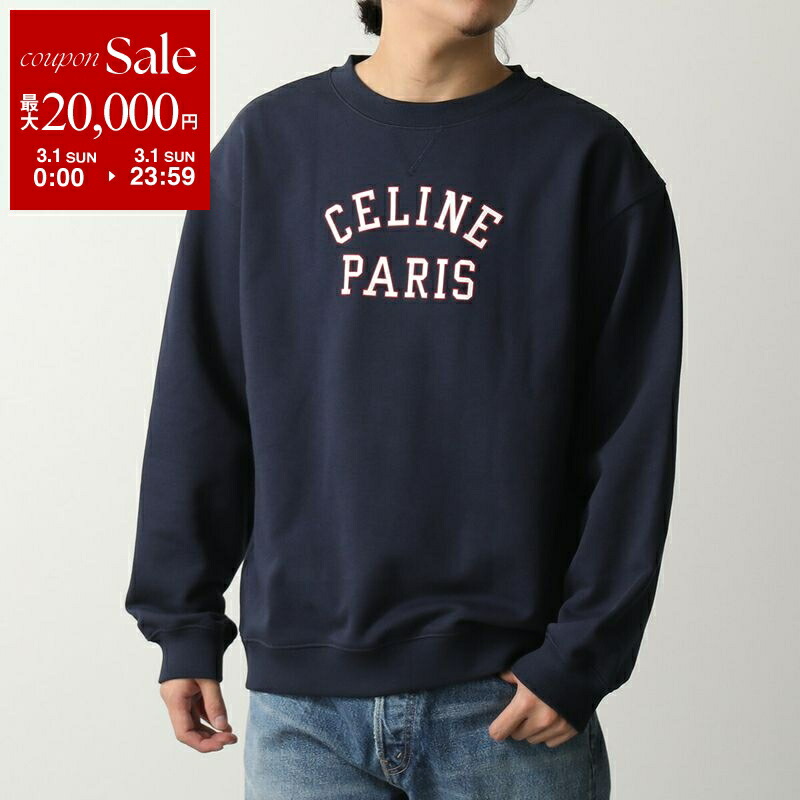 楽天市場】CELINE セリーヌ トレーナー スウェット メンズ 2色展開