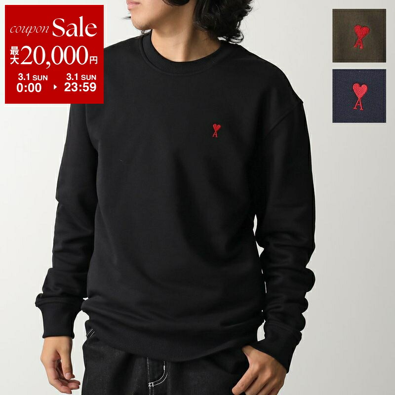楽天市場】AMI Paris スウェット アミ パリス Black Ami de Coeur