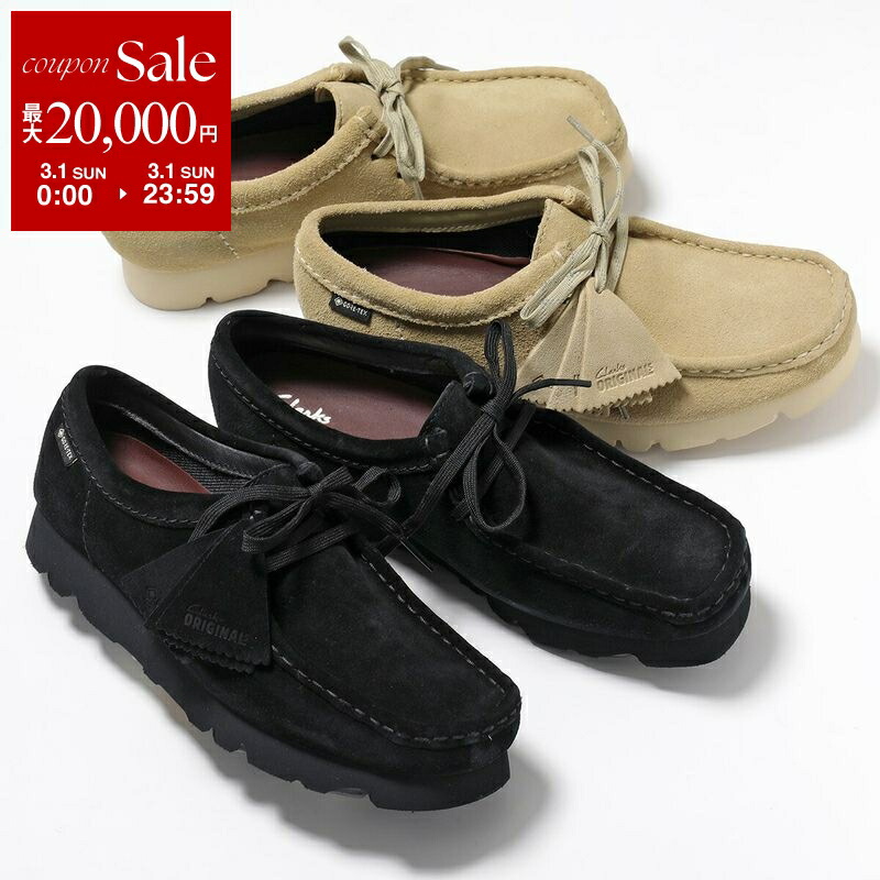 楽天市場】Clarks クラークス モカシン 26179260 WallabeeBT GTX