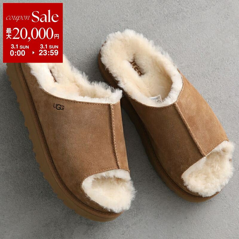 楽天市場】アグ コゼッタ カーリー レディース スライドサンダル ボア