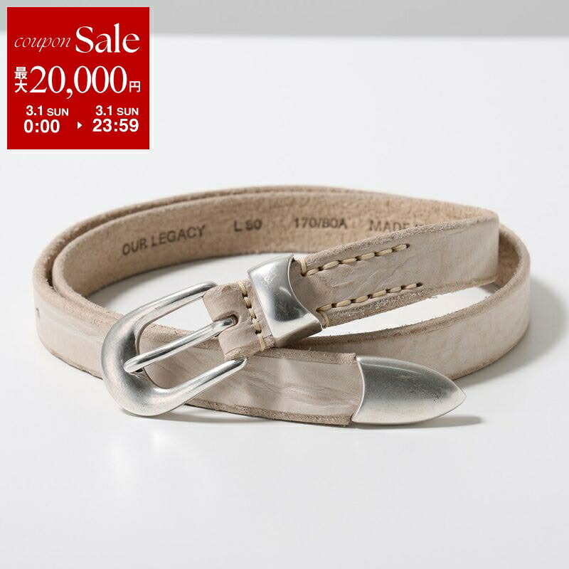 楽天市場】OUR LEGACY アワーレガシー ベルト BELT 2CM A22382F メンズ