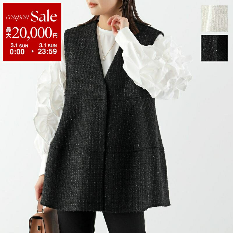 楽天市場】anana アナナ ベスト a69-000 レディース Vネック ギャザー