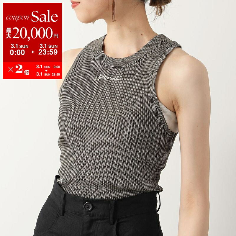 楽天市場】GANNI ガニー ニットベスト Cotton Rope Short Vest K2211