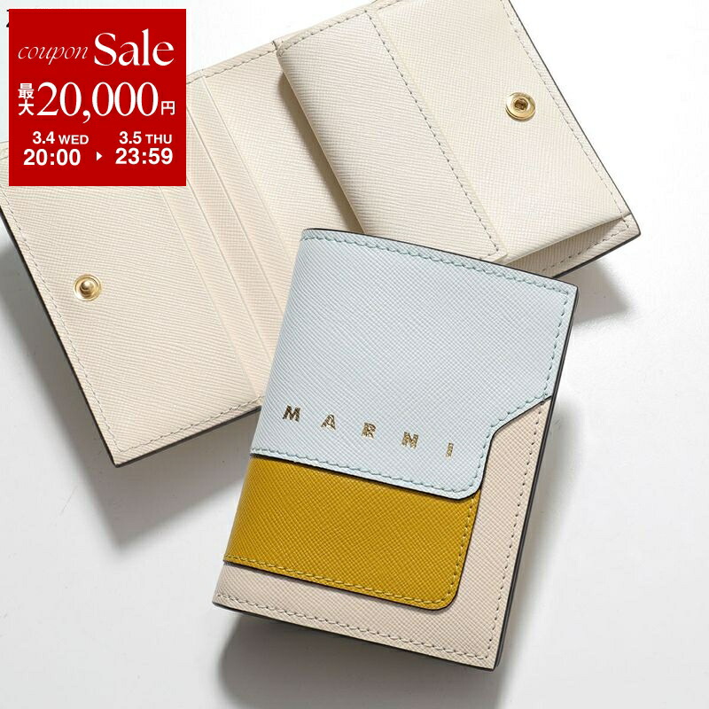 楽天市場】MARNI マルニ 二つ折り財布 PFMOQ14U28 LV520 レディース