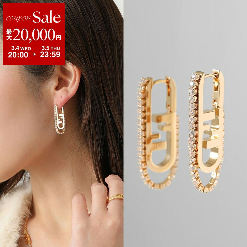 楽天市場】FENDI フェンディ ピアス 8AH320 A44G レディース オー