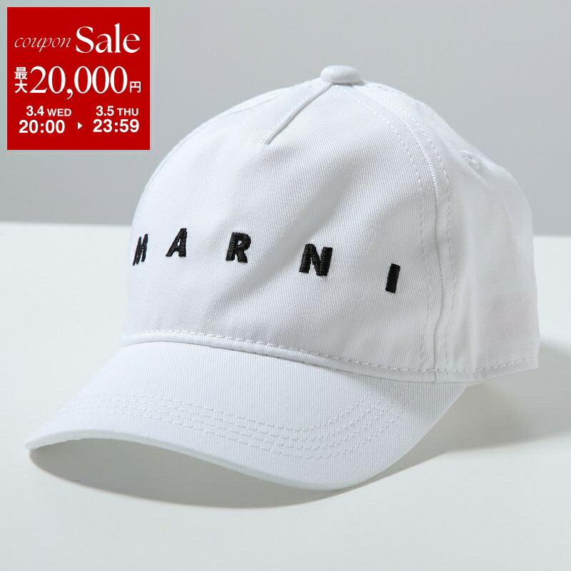 楽天市場】MARNI マルニ Logo Baseball Cap ベースボールキャップ 帽子