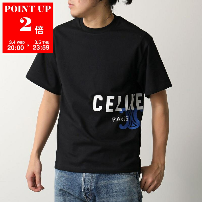 楽天市場】CELINE セリーヌ 半袖 Tシャツ LOOSE ルーズ 2X681671Q.02KF
