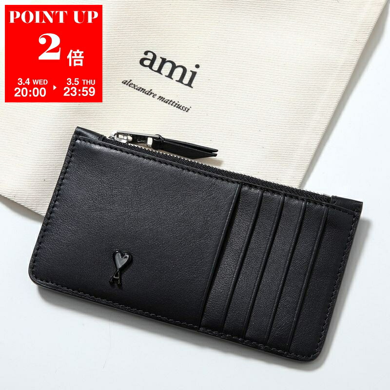 楽天市場】アミ パリス AMI PARIS 財布 二つ折り PARIS PARIS