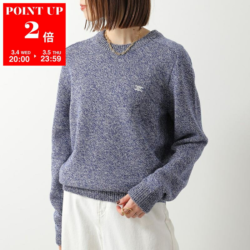 楽天市場】CELINE セリーヌ ニット PULL COL ROND BOXY TRIOMPHE