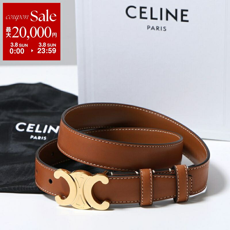 楽天市場】CELINE セリーヌ Medium Triomphe Belt ミディアム