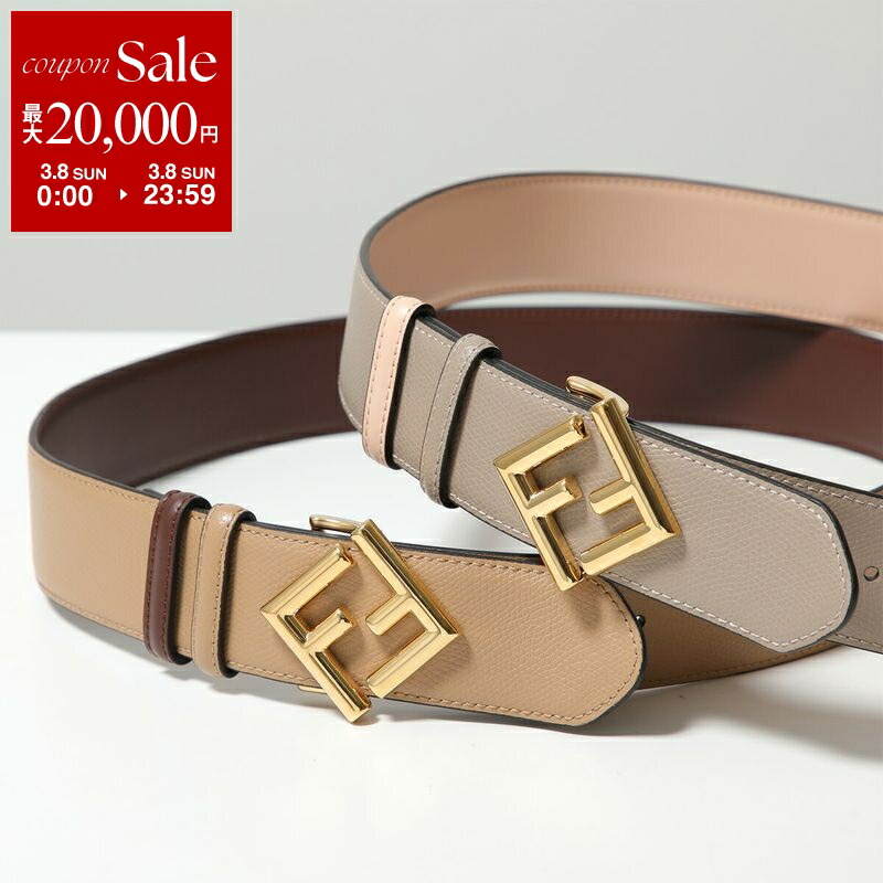楽天市場】FENDI フェンディ FF Logo Belt ベルト FF柄 FFバックル