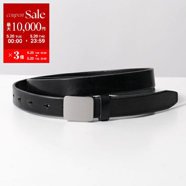 OUR LEGACY / アワーレガシー】2 CM BELT Black Leather 80