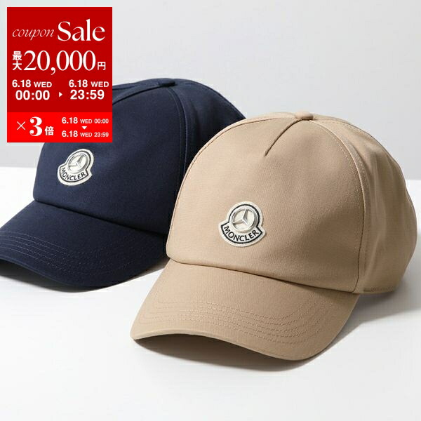 店内商品がすべてレジにて半額！！ MONCLER キャップ ワッペン