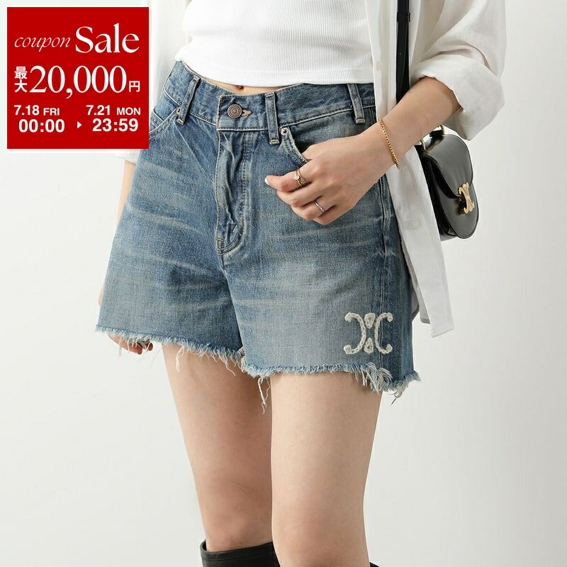 ハンサム♪◇Kitty デニム ショート パンツ◇CELINE 楽天市場】CELINE セリーヌ Wash Denim Skate Shorts ショート