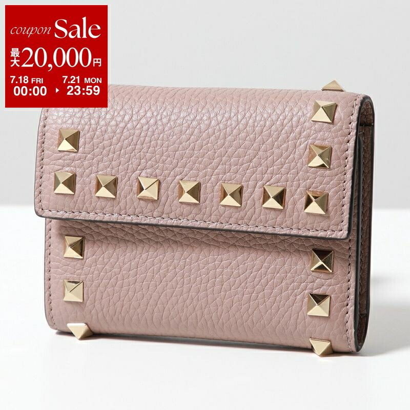 【関税込み】VALENTINO Roman スタッズ 二つ折り 折りたたみ財布 428.jpg