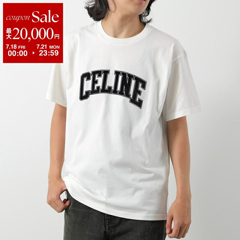 正規品　希少サイズ　セリーヌ　ロゴTシャツ　フロントロゴ　CELINE！ 極美品 CELINE セリーヌ ロゴ 半袖Tシャツ エディ期 現行
