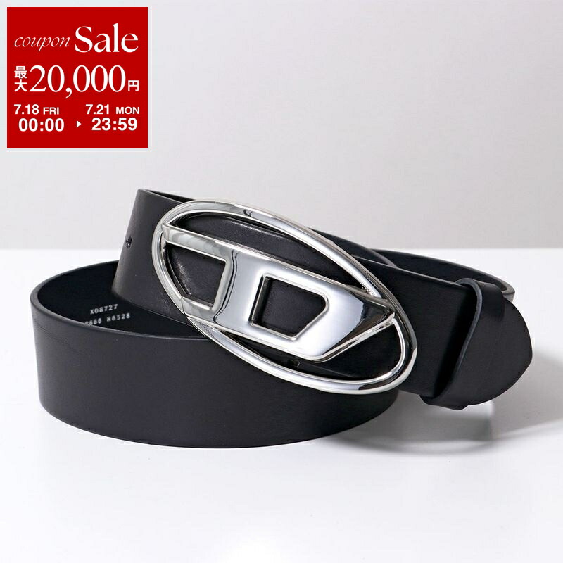 DIESEL ブラックベルト サイズ75/30 DIESEL PayPay最大12% ディーゼル メンズ ベルト B 1DR X08516