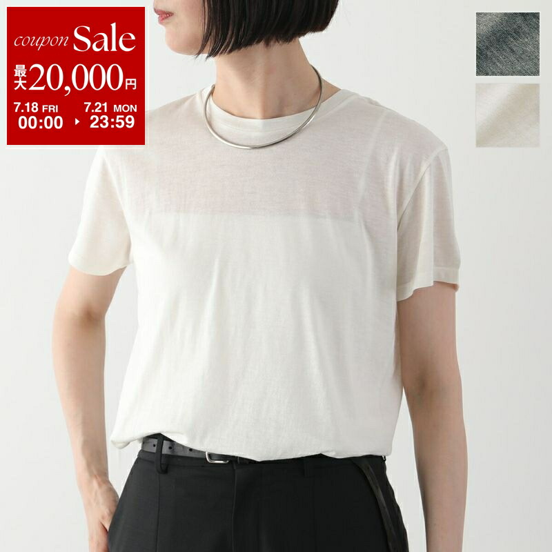 ザロウ ホワイト コットン Tシャツ S Chiara Top オーガニックコットン ____ – The Row