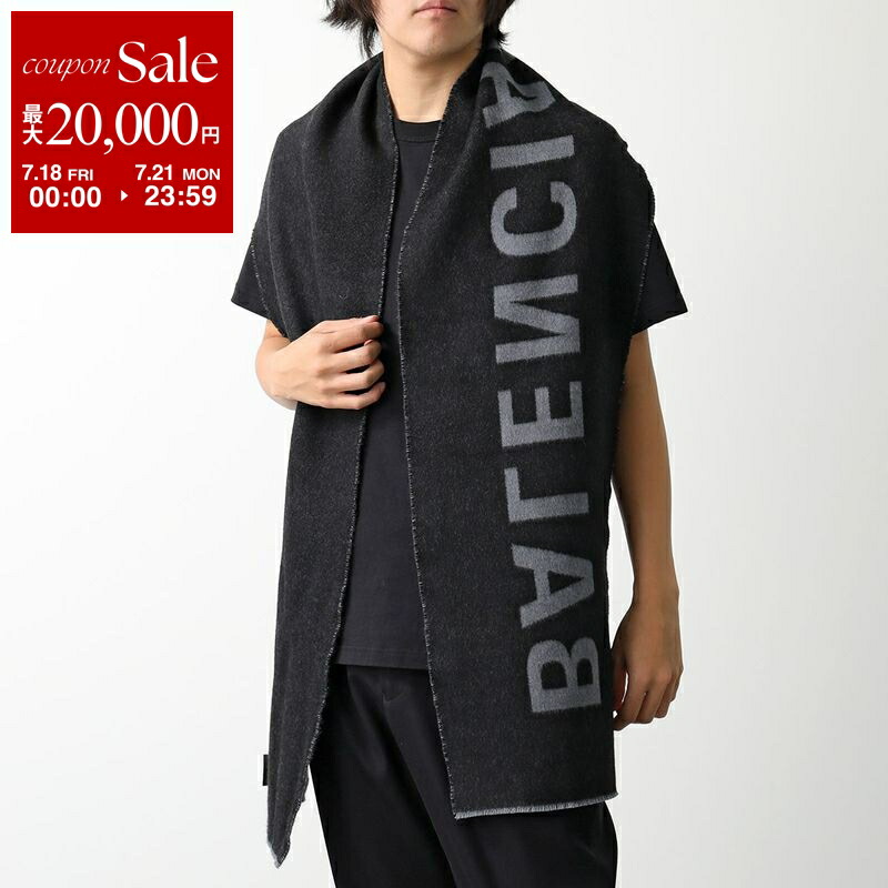 専用BALENCIAGA バレンシアガ マフラー メンズ レディース 黒 361012152_1.jpg