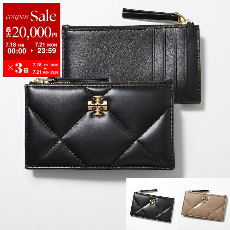 未使用級✨トリーバーチ テア 73133 コイン カード ケース 黒 ミニ財布 TORY BURCH トリーバーチ アウトレット コインケース テア 小銭
