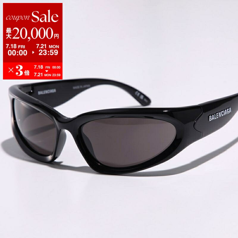 BALENCIAGA 国内発送 ブラック ロゴプリントサングラス 360131207_9.jpg