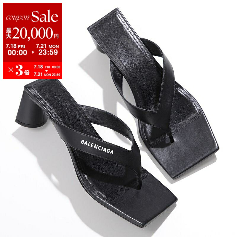 関税込【BALENCIAGA】Cagole トングサンダル Black BALENCIAGA】CAGOLE トング ビーチサンダル (BALENCIAGA