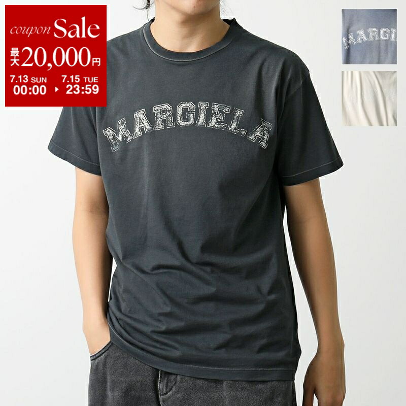◆Maison Margiela◆ ロゴ スタンプ クルーネック Tシャツ スタンプロゴ Tシャツ | Why are you here?