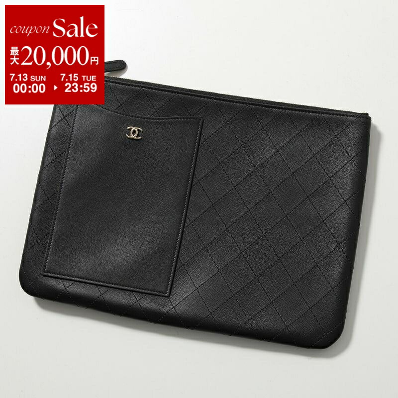 楽天市場】CHANEL シャネル ポーチ MATELASSE マトラッセ A80910