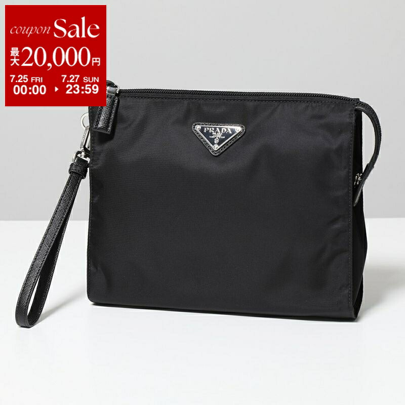 PRADA ブラック レザー クラッチバッグ 楽天市場】PRADA プラダ クラッチバッグ 2VN008 OOO 2FAD メンズ