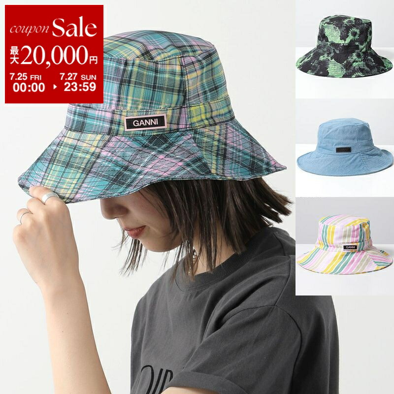 楽天市場】GANNI ガニー バケットハット Cotton Crochet Bucket