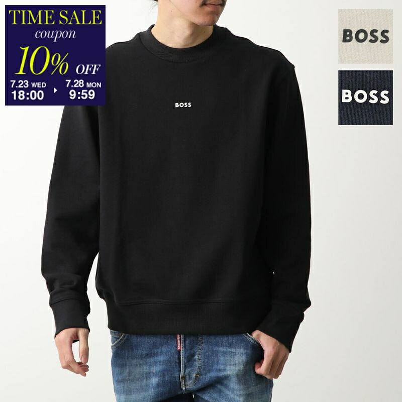 BOSS ブラック トレーナー ロゴ入り BOSS/メンズ/トップス/トレーナー｜JAL Mall｜ショッピングで