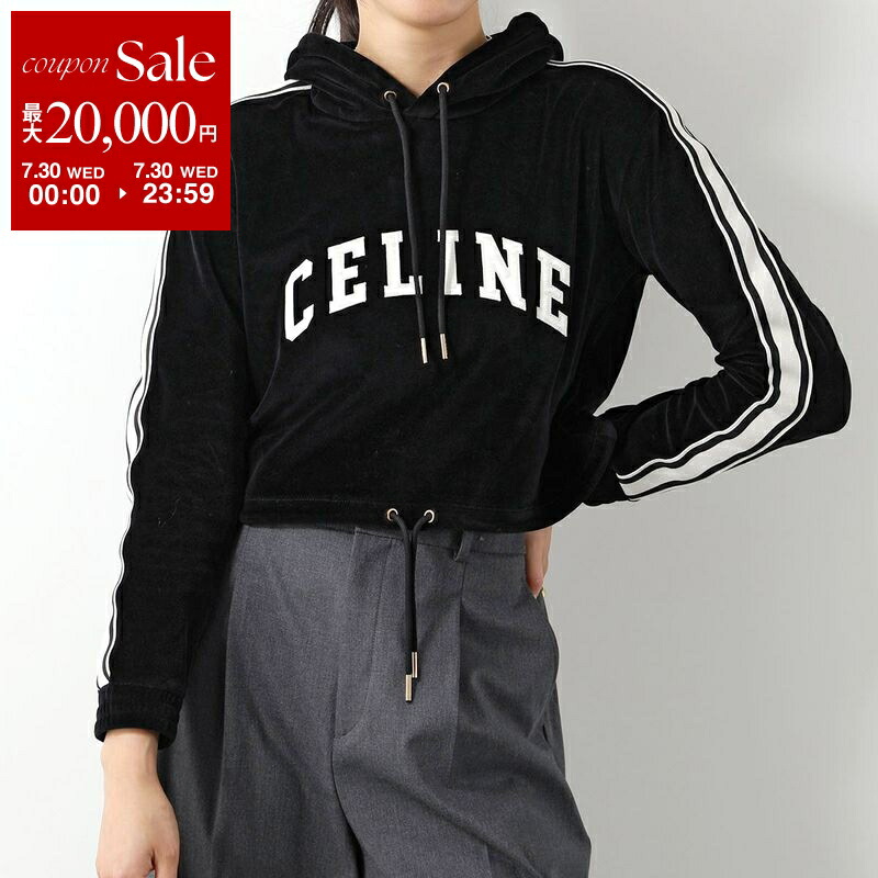 CELINE (セリーヌ)プルオーバー パーカー ブラック 2Y006612G CELINE (セリーヌ)プルオーバー パーカー ブラック 2Y006612G