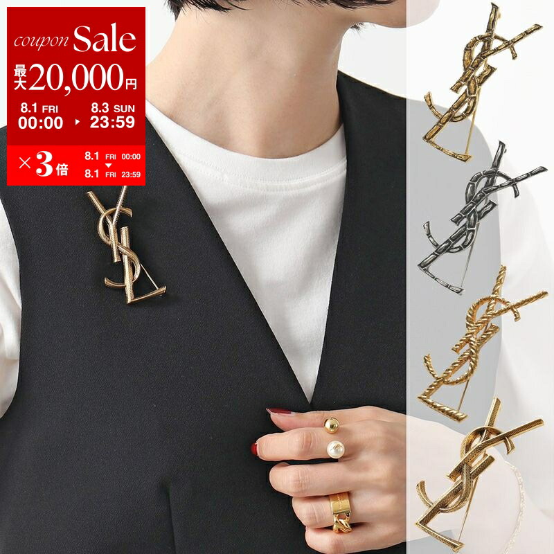 楽天市場】SAINT LAURENT サンローラン ブローチ アクセサリー