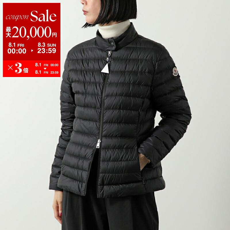 MONCLER ダウンジャケット スタンドカラー ジップアップ レディース MONCLER モンクレール スタンドカラー ニット ダウンジャケット