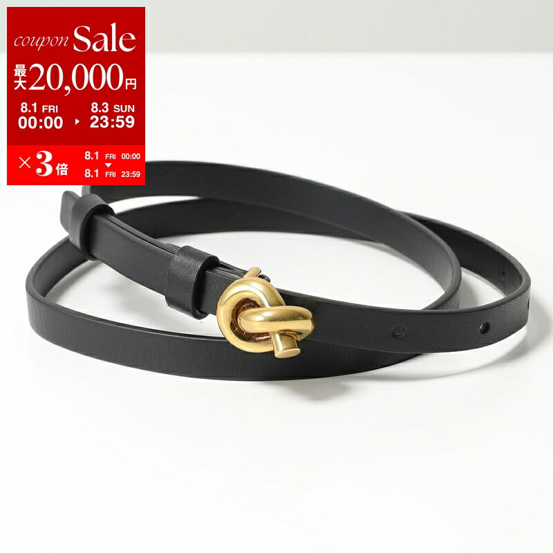 ボッテガヴェネタ VALKO ゴールド金具 レザー ナローベルト 24SS 美品 ボッテガヴェネタ VALKO ゴールド金具 レザー ナローベルト 24SS
