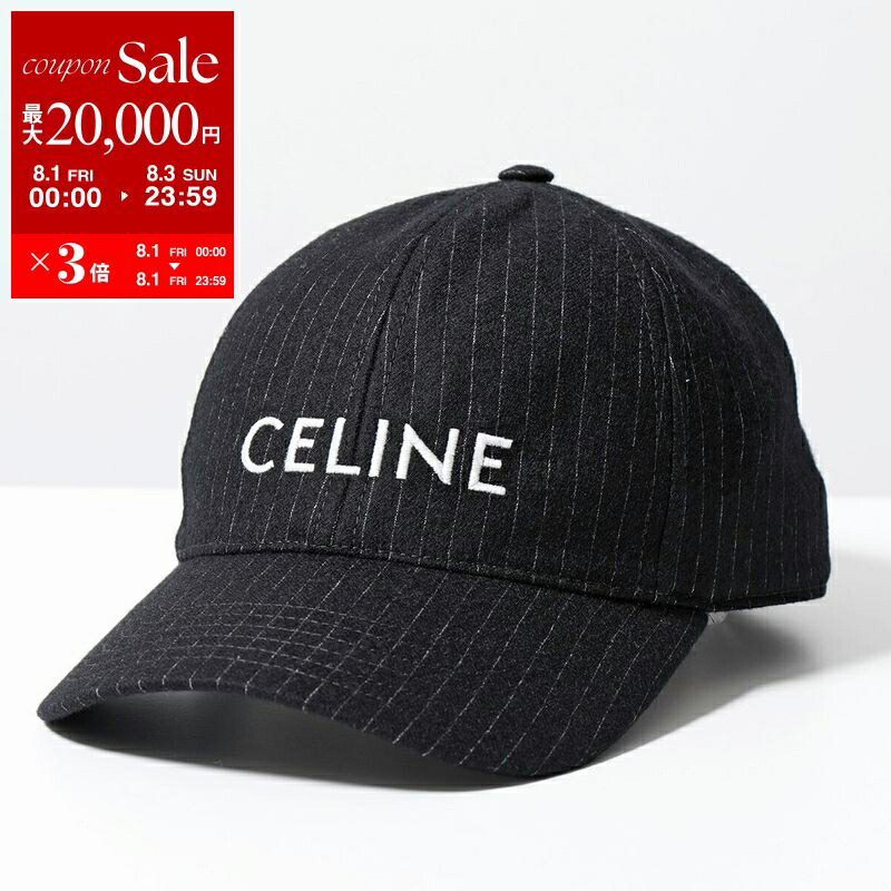 CELINE キャップ ブラックM セリーヌ CELINE ベースボールキャップ ブラック M 新品未使用