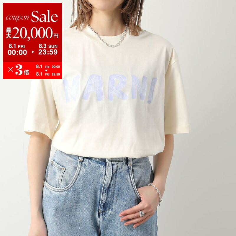 MARNI マルニ T-SHIRT THJET49EPL USCS59 BFW01 LILY WHITE Tシャツ ロゴT 半袖 クルーネック オーバーサイズ プリント コットン レディース 楽天市場】MARNI マルニ T-SHIRT THJET49EPL USCS59 BFW01 LILY